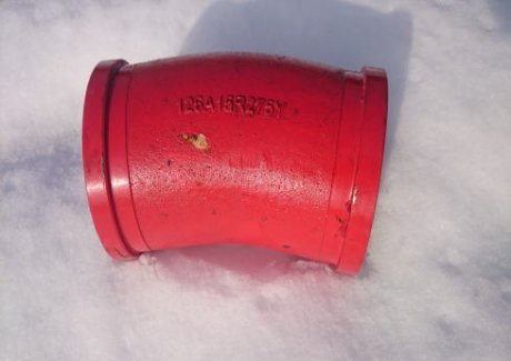 Колено бетоновода 15° R275Y SANY